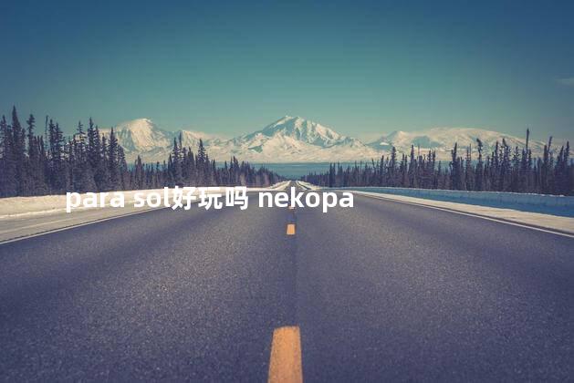 para sol好玩吗 nekopara游戏安卓